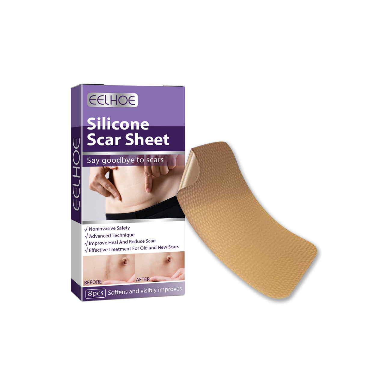Silicone Scar Patch, Reduces Stretch Marks And Hyperplasia Of Caesarean Section Scars Silicone Patch - V.I.P Digital Presence