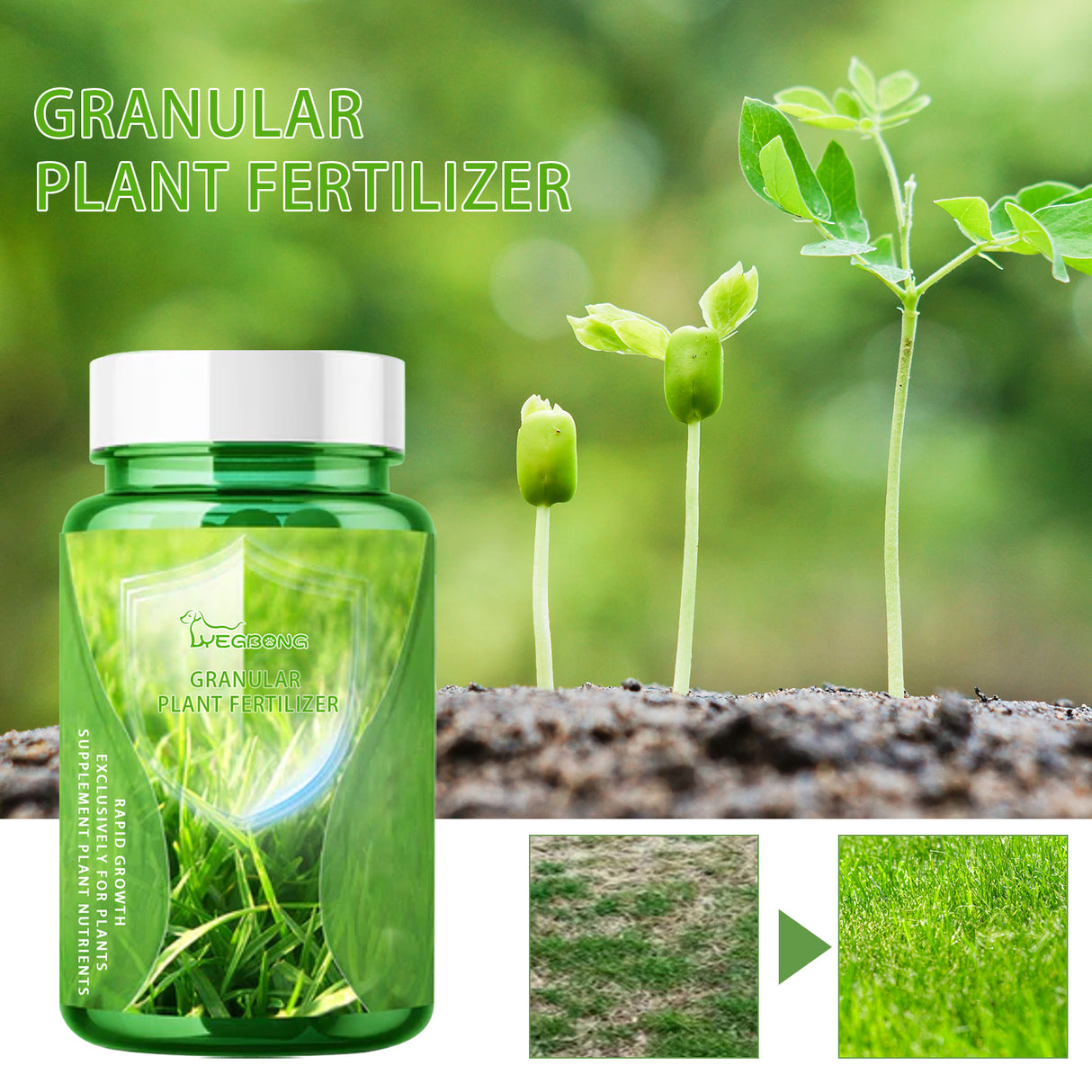 Plant Nutrient, Flower Pot Lawn Green Leaf Plant Fertilizer Root Growth Nutrient - V.I.P Digital Presence