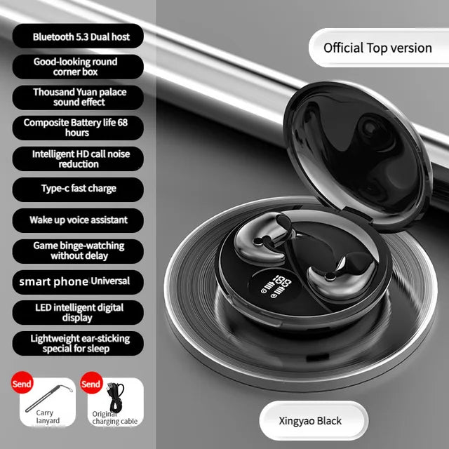 Y29 in ear cross-border new ultra-thin sleeping model with high sound quality and long battery life, Bluetooth 5.3 digital display - V.I.P Digital Presence