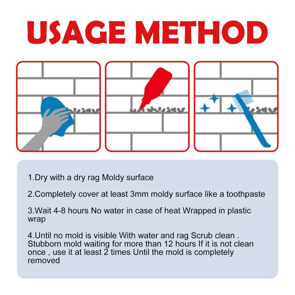 Mildew Remover Gel, Multi-Functional Mildew Remover Wall Tile Crevices Refrigerator Washing Machine Rubber Ring Cleaner - V.I.P Digital Presence
