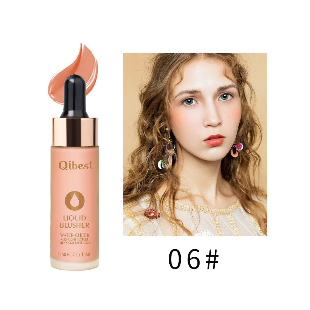 QIBEST Blush Milk Nude Makeup Moisturizing Brighten Skin Tone Natural Repairing Temperament Blush Powder Rouge Liquid Blush - V.I.P Digital Presence