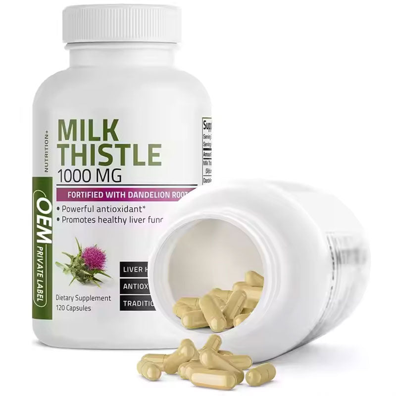 120 capsules of milk thistle grass dandelion root liver supplement - V.I.P Digital Presence