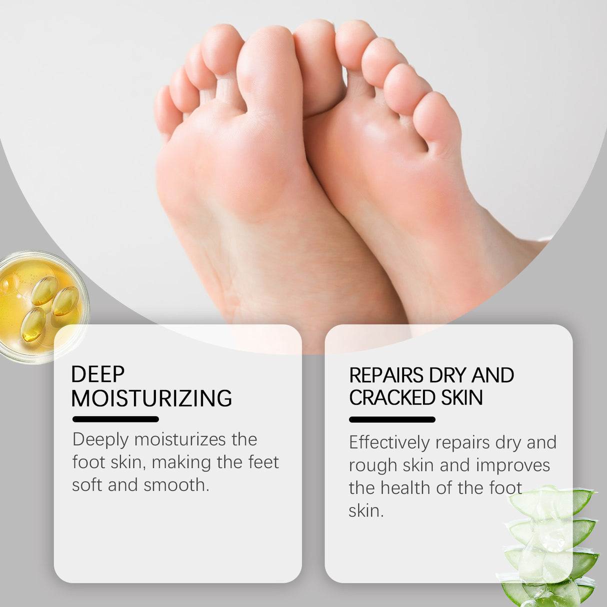 Protective Foot Cream Soothers Dry, Hydrating And Moisturizing Foot Care Cream Daily
