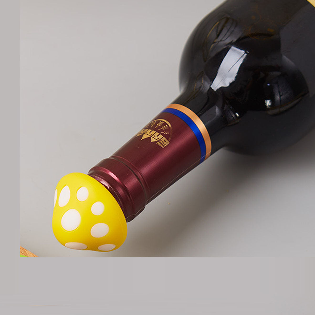 Silicone red wine cork, mushroom champagne cork - V.I.P Digital Presence