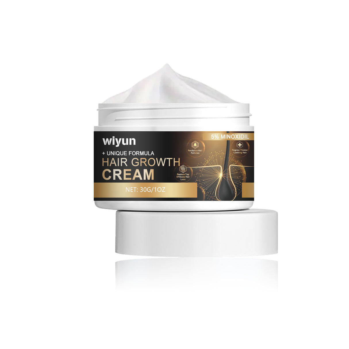Hair Growth Cream, Thick Hair Strong Hair Nourish Scalp Hair Root Smooth Furry Split Hair Cream - V.I.P Digital Presence