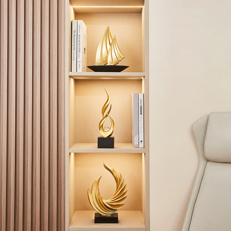 Modern Luxury Artistic Water-Rising Decorative Piece for Living Room Soft Decoration, TV Cabinet, Wine Cabinet, Office, and Entrance Hallway - V.I.P Digital Presence