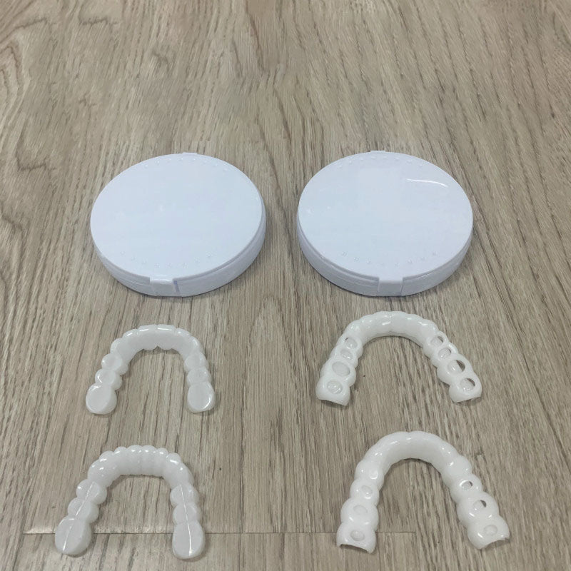 Upper Teeth And Lower Teeth Simulation Braces Non-Porous Braces Whitening Sleeves Second-Generation Silicone Simulation Teeth Dentures - V.I.P Digital Presence