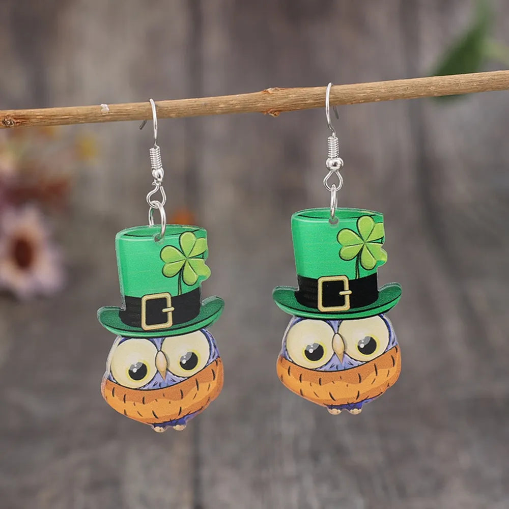 Owl Acrylic Dangle Earrings - V.I.P Digital Presence