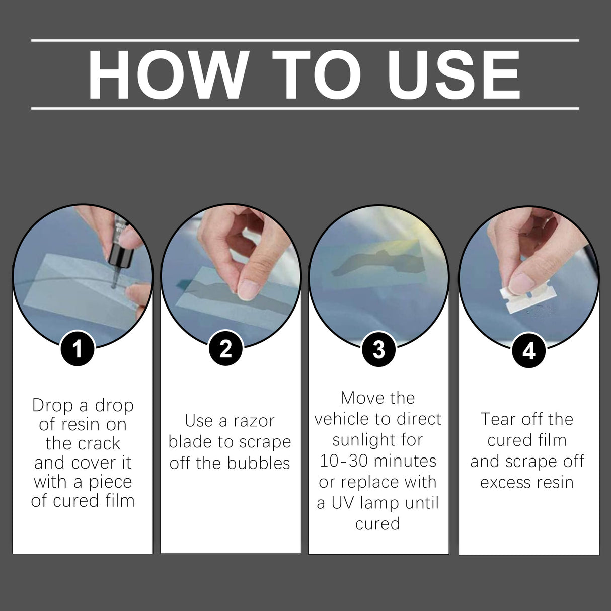 Automotive Glass Care Kit Automotive Windshield Cracks And Scratches Adhesive Repair Solution - V.I.P Digital Presence