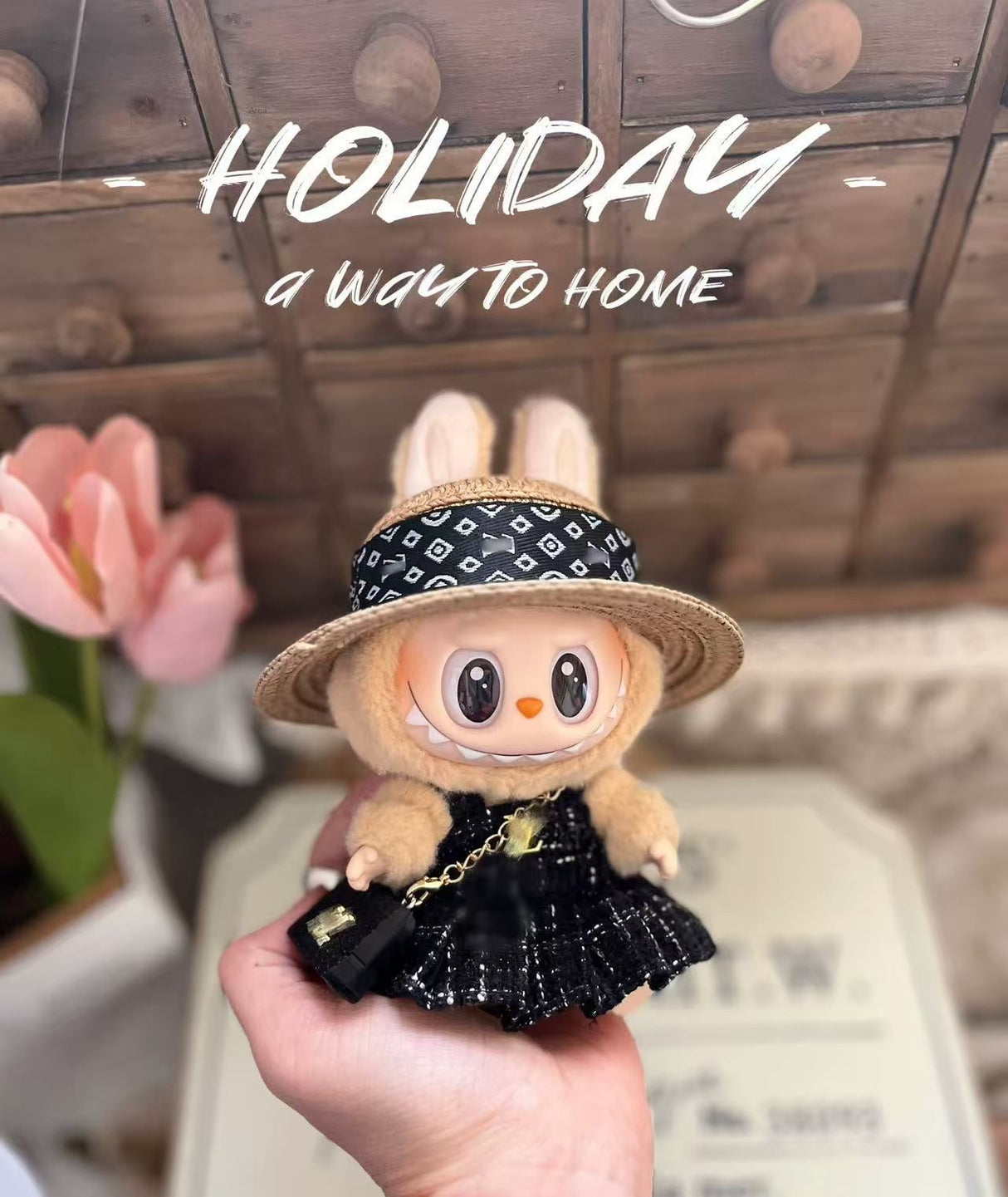 Clothing Accessories Compatible with Labubu Dolls Mario Mushroom Princess Cute