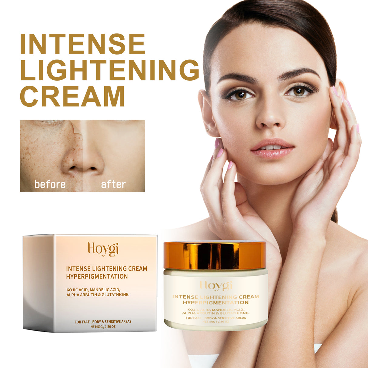 Intense Lightening Cream, Ultra Hydrating Firming Radiance Skin Moisturizing Cream - V.I.P Digital Presence