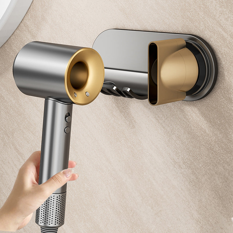No - drill Magnetic Hair Dryer Wall Mount. Synthetic plastic, for Dyson/Leihen/Kexi. Colors: gray & white - V.I.P Digital Presence