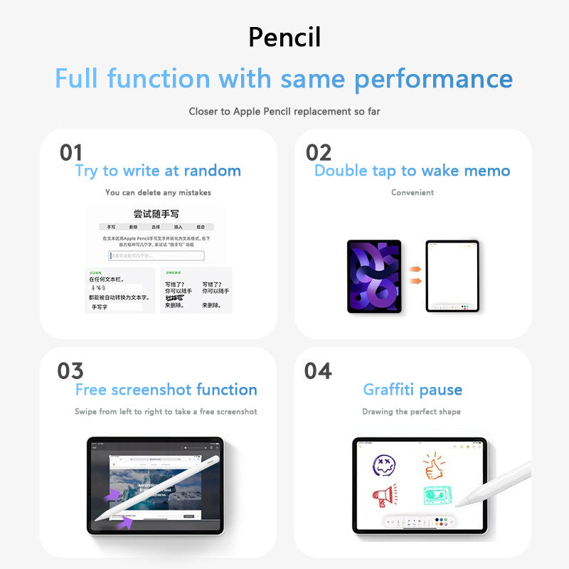 Apple Pencil Capacitive Pen Third Generation Suitable for Tablet Touchpen Apple iPad Magnetic Charging Handwriting Pen - V.I.P Digital Presence