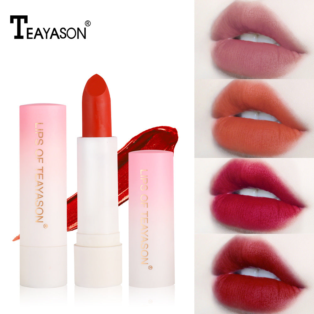 Lipstick Bean Paste Color Matte Matte Female Retro Red Peach Lipstick Matte Velvet Lipstick - V.I.P Digital Presence