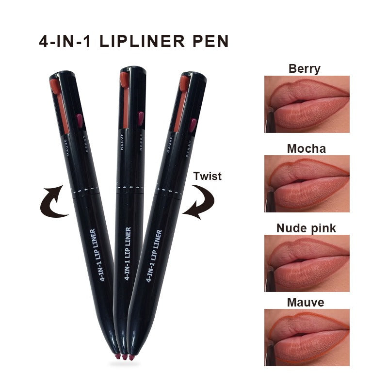 4 in 1 makeup pen 4 in 1 makeup pen 4 color lip liner lipstick 4in1 makeup pen - V.I.P Digital Presence