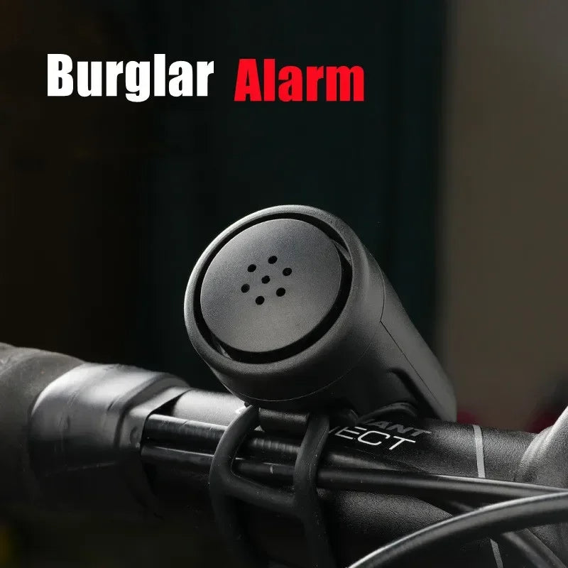 Bicycle Electric Bell Bike USB Charging Horn MTB Mountain Bike Warning Safety Ring Waterproof Bell Cycling Accessories - V.I.P Digital Presence