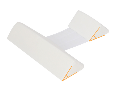 Baby sleeping on the side, fixed pillow with triangular positioning, adjustable sleeping posture, anti fall, anti spitting, and soothing pillow - V.I.P Digital Presence