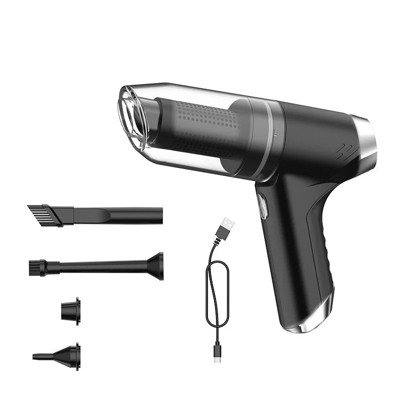 Wireless car vacuum cleaner small handheld blowing and suction dual-use with super large suction power for locomotives - V.I.P Digital Presence