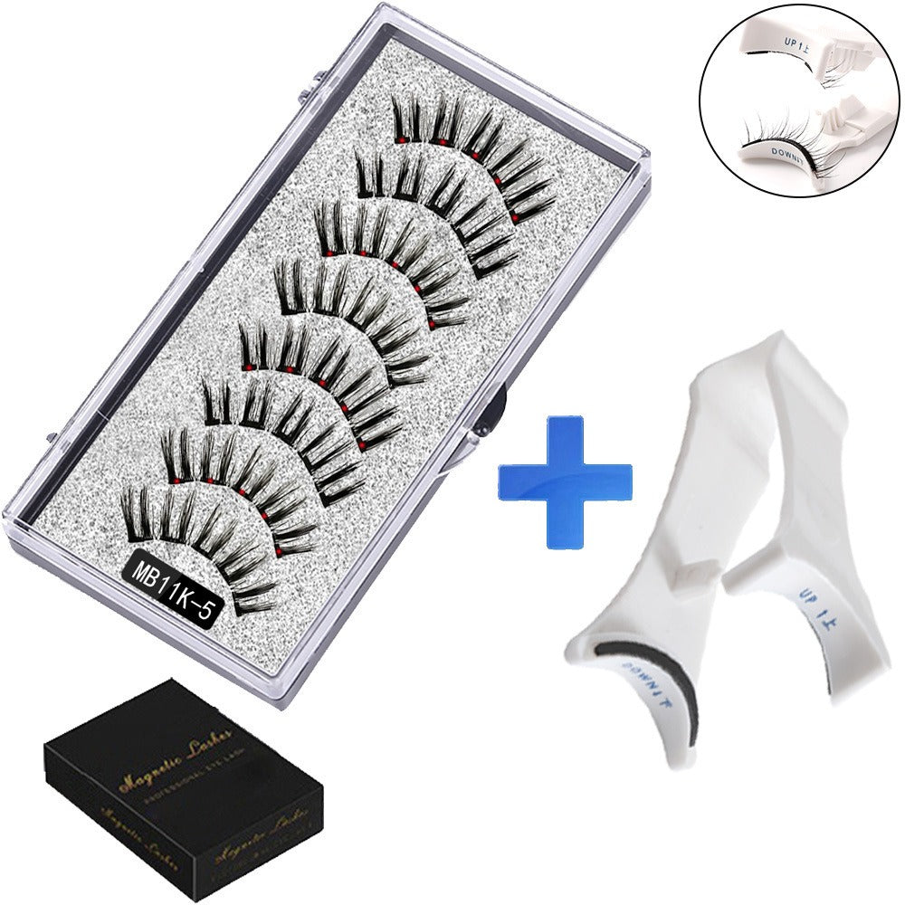 Five magnetic adhesive free magnetic eyelash clamp set for European and American thick magnetic eyelashes - V.I.P Digital Presence