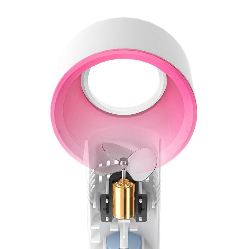 Mini Portable Fan USB Rech Mini Portable Fan USB Rechargeable Night Light Cooling Handheld Fan Three Speed - V.I.P Digital Presence