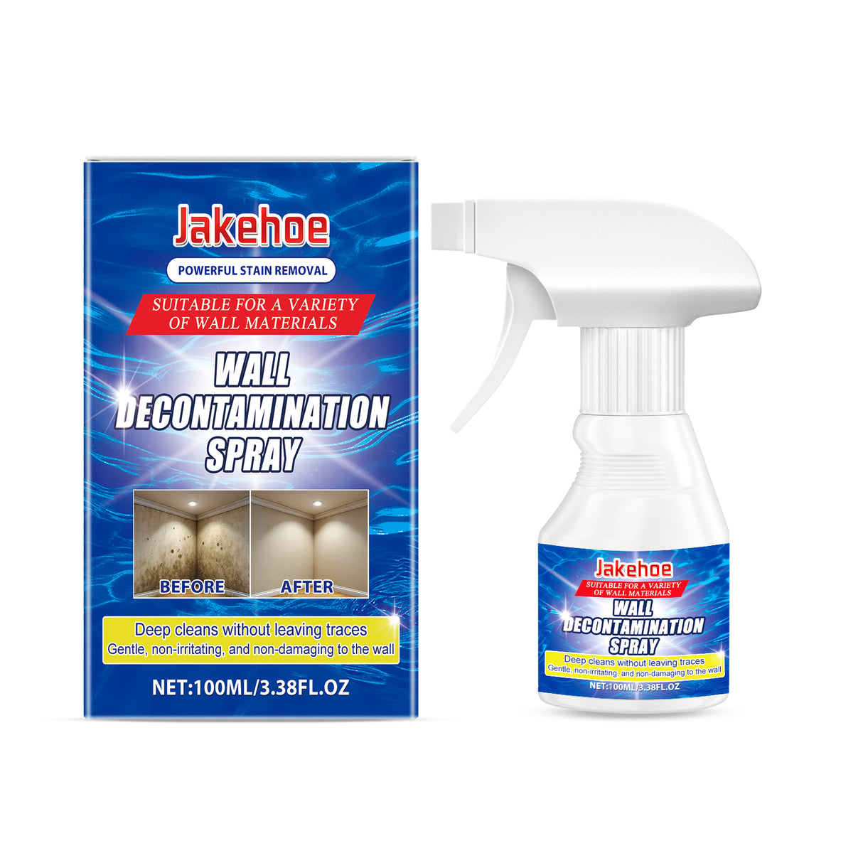 Wall Decontamination Spray Wall Cleaning Water Stains Stains Bathroom Bathroom Polishing Cleaner - V.I.P Digital Presence