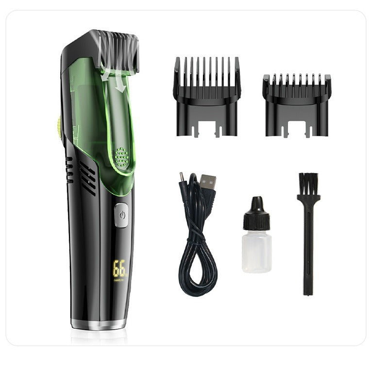 Automatic hair suction electric hair clipper with high-power anti water and electric thrusters and digital hair clippers - V.I.P Digital Presence