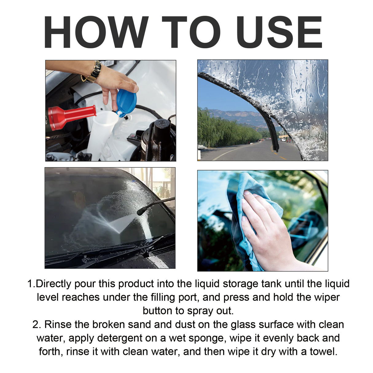 Car Windshield Cleaner, Car Windshield Cleaning Stains Rainproof And Fogging Cleaner - V.I.P Digital Presence