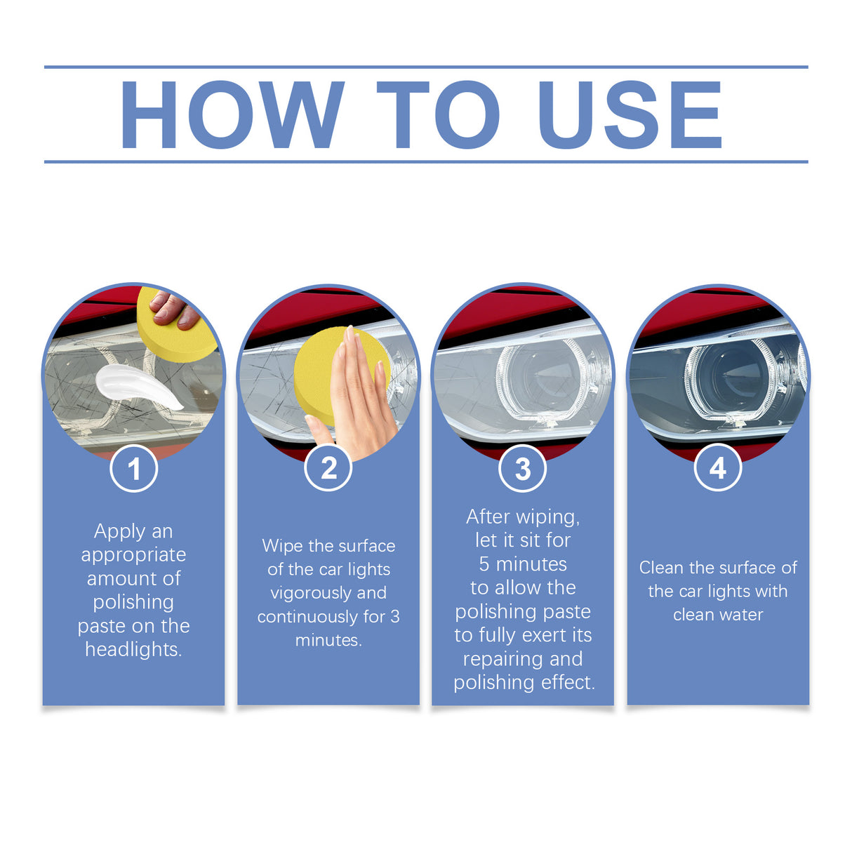 Car Headlight Care Cream Dust Brightening Clean Yellow Polishing Refurbished Car Headlight Care - V.I.P Digital Presence