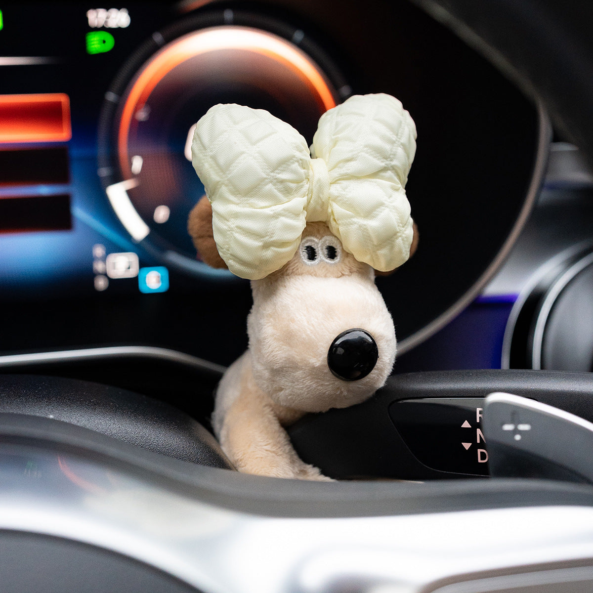 Car small ornaments cute head dog plush doll sentimental car interior decoration supplies - V.I.P Digital Presence
