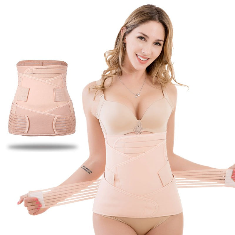 Breathable Postpartum Abdominal Strap Strip Three piece Set Binding Strap Adjustment Strap - V.I.P Digital Presence