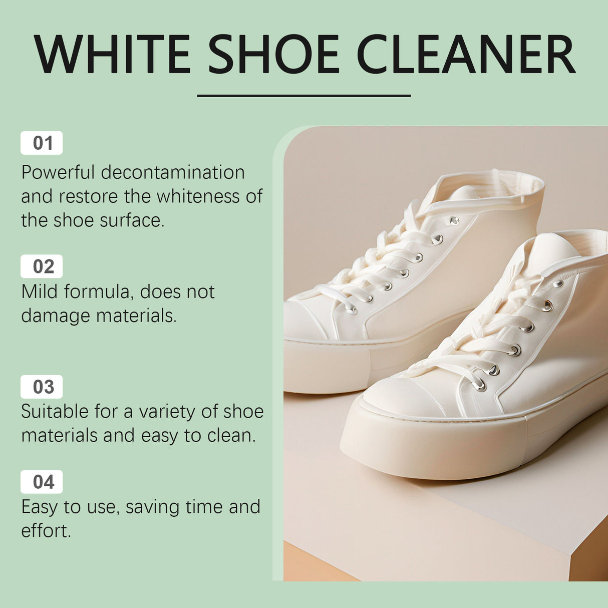 White Shoe Cleaning Cream Clean Leather Bag Small White Shoes Free Wash Maintenance Portable Cleaning Cream - V.I.P Digital Presence