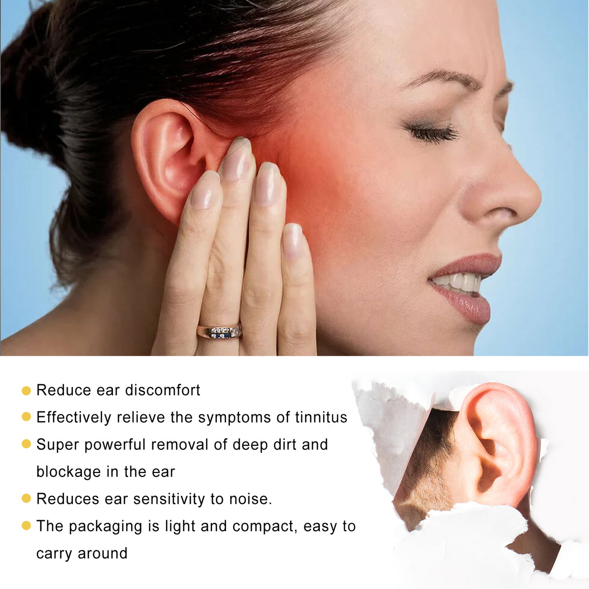 Bees Propolis Tinnitus Soothing Spray, Relieve Tinnitus And Ear Discomfort Clean Ear Wax Drops - V.I.P Digital Presence