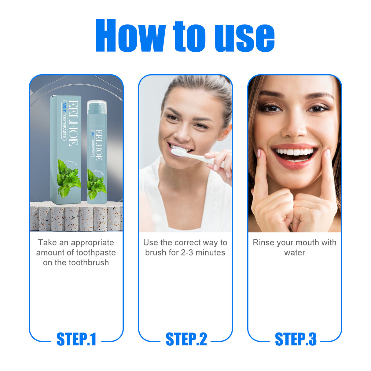 Fruity White Toothpaste Series, Clean Tooth Stains Fresh Breath White Tooth Care Toothpaste - V.I.P Digital Presence