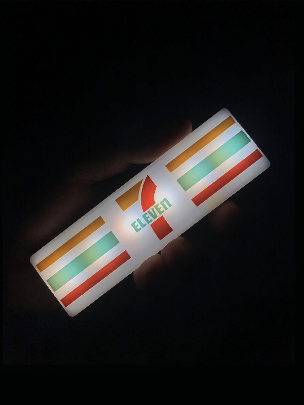 Convenience store refrigerator sticker creative light display board can magnetically attract Rosen 711 family lightbox toy model to emit light - V.I.P Digital Presence