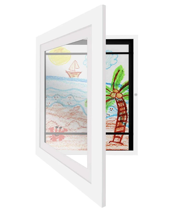 Children Art Frames Magnetic Front Open Changeable Kids Frametory for Photo Drawing Paintings Pictures Display - V.I.P Digital Presence