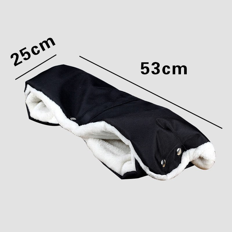 Warm Baby Winter Stroller Gloves Thicken Stroller Hand Muff Pram Accessories Waterproof Kids Pushchair Hand Cover Fur Mittens - V.I.P Digital Presence