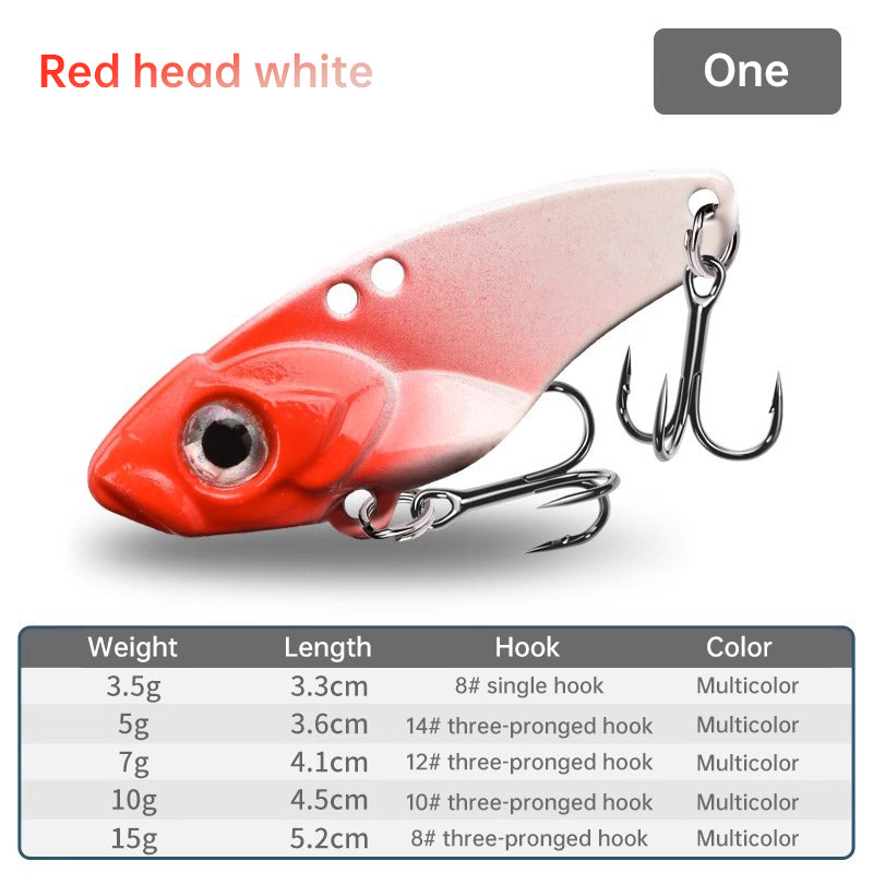 1PCS 3.5g/5g/7g/10g/15g VIB Fishing Lure – Rattlesnake Iron Jig, long-cast hard lure for predatory fish. - V.I.P Digital Presence