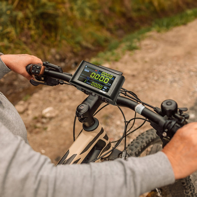 Medidor inteligente a color SW900 de 5/6 pines, pieza de modificación de pantalla de datos LCD de bicicleta de montaña/scooter eléctrico.