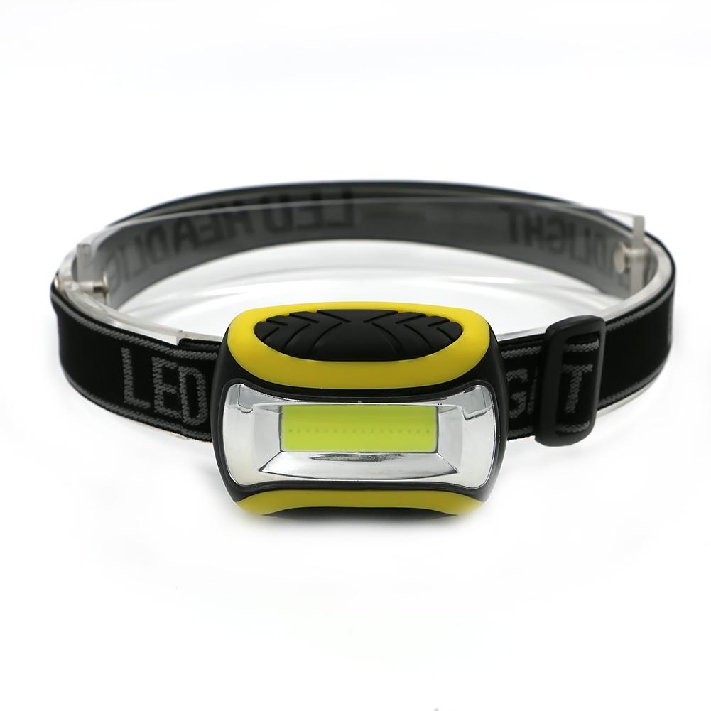 COB LED Headlamp Frontal 4 Mode Energy Saving Flashlight Linterna For Outdoor Sports Use AAA