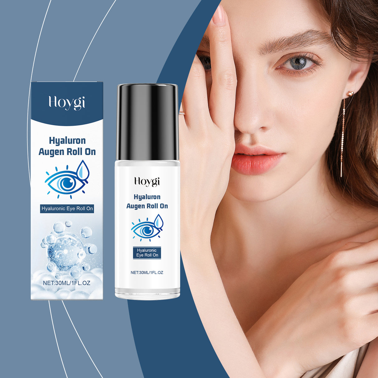 Hyaluronic Acid Eye Ball Gentle Care Firming Eye Skin Moisturizing And Moisturizing Care Ball