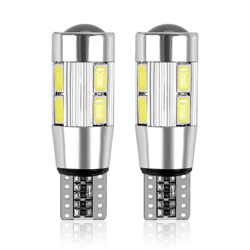 2PCS Car Styling Car Auto LED T10 Canbus 194 W5W 10 SMD 5630 LED Light Bulb No Error LED Light Parking T10 LED Car Side Light - V.I.P Digital Presence