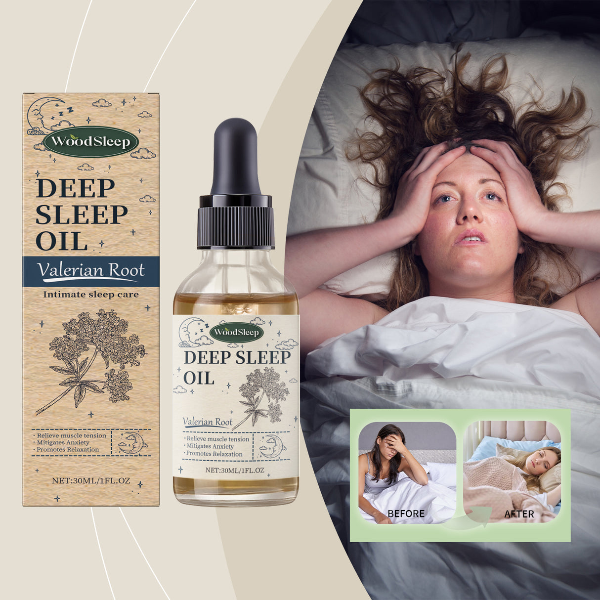 Valerian Root Sleep Essential Oil Gentle Essential Oil Formula Pamper The Body For A Restful Night - V.I.P Digital Presence