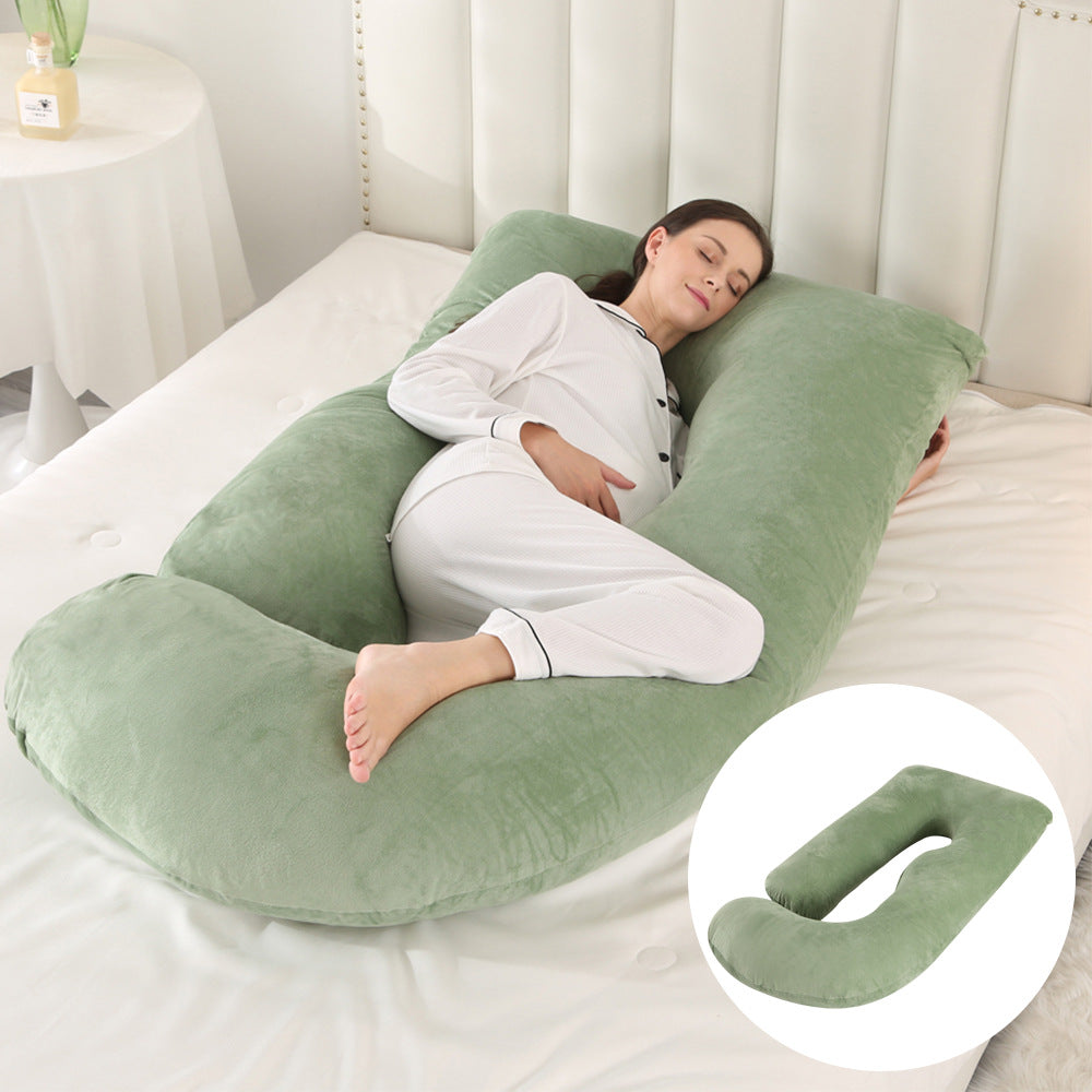 Pregnant women's pillow waist protection side sleeping slope pillow J-shaped pregnancy sleeping pillow - V.I.P Digital Presence