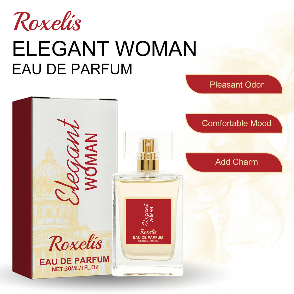 Elegant Woman Eau De Parfum, Natural Fresh Niche Light Elegant Flower Fruit Fragrance Wrist Behind Ear Lasting Fragrance Dating Atmosphere Perfume - V.I.P Digital Presence