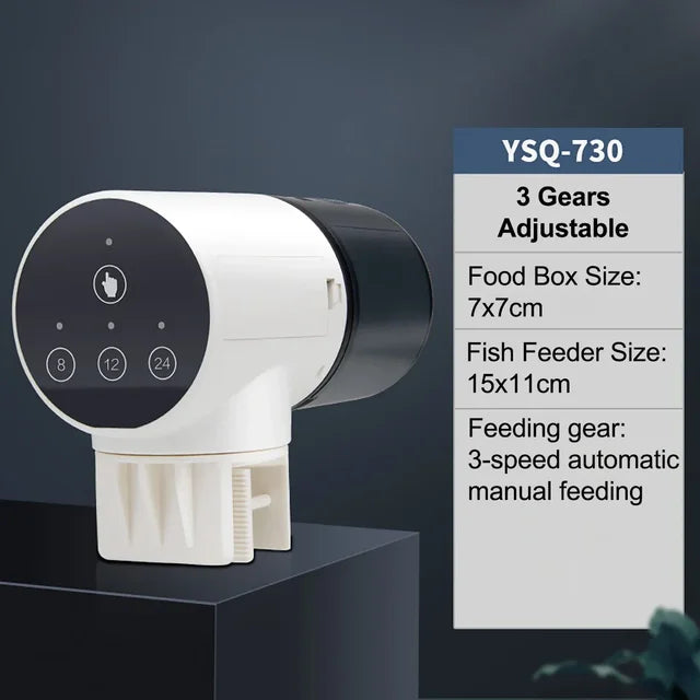 Fish tank feeder intelligent small and large capacity aquarium koi goldfish timed automatic fish feeder - V.I.P Digital Presence