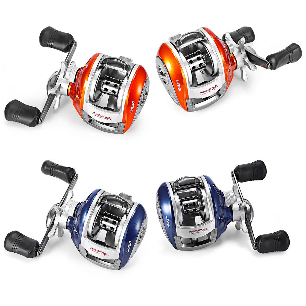 YUMOSHI Left / Right Hand 12+1BB 6.3:1 Bait Casting Fishing Reel Magnetic Brake Water Drop Wheel Coil