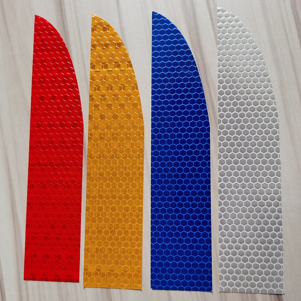 5pcs/set Car Reflectante Reflector Sticker 91*4 Car Body Trunk Exterior Auto Accessories Reflective Tape Reflex Exterior Warning - V.I.P Digital Presence