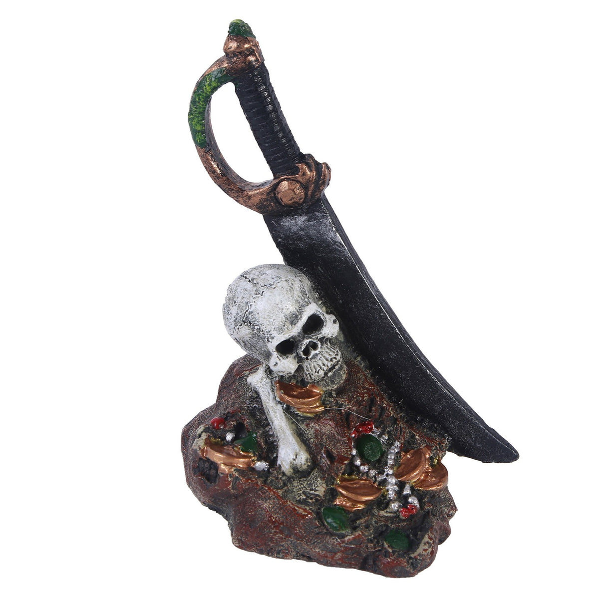 Zombie skull reptile toy hiding room fish tank decoration - V.I.P Digital Presence