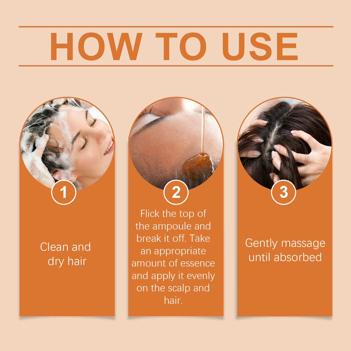 Hair Regrowth Ampoules, Nourish The Scalp To Promote Germinal Nourish Hair Follicle Health Care Essence - V.I.P Digital Presence