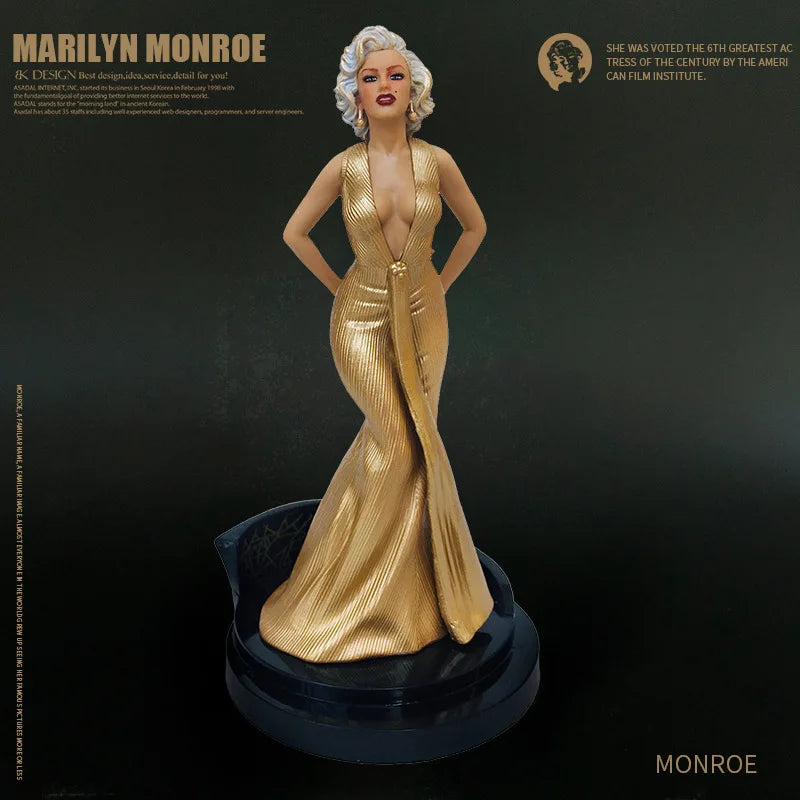 Hot toys Marilyn Monroe beautiful woman Immovable statue With base cake Pendant Collectible decoration Model Toy Figures gifts - V.I.P Digital Presence